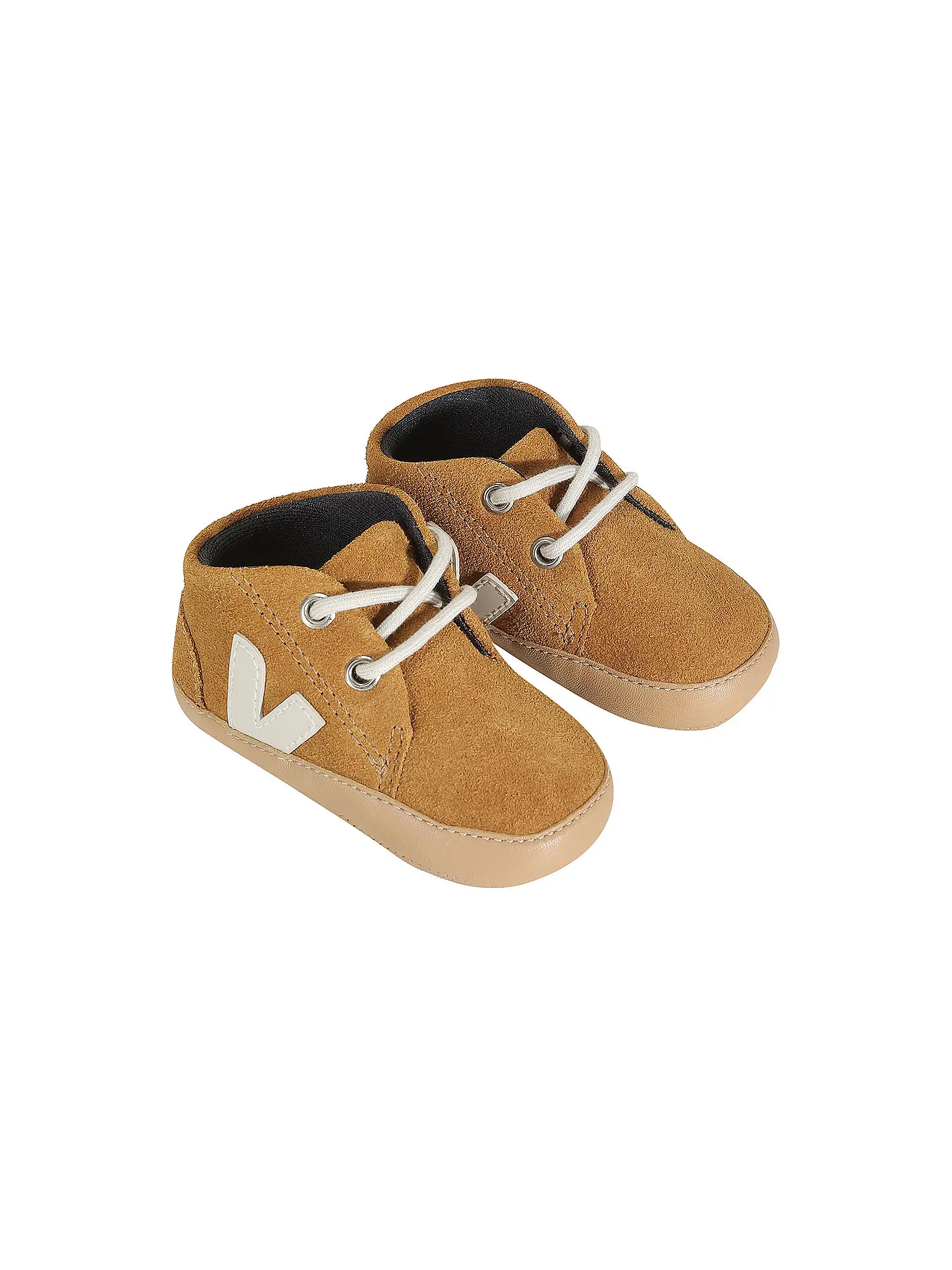 VEJA | Baby Schnürer PETALE | camel